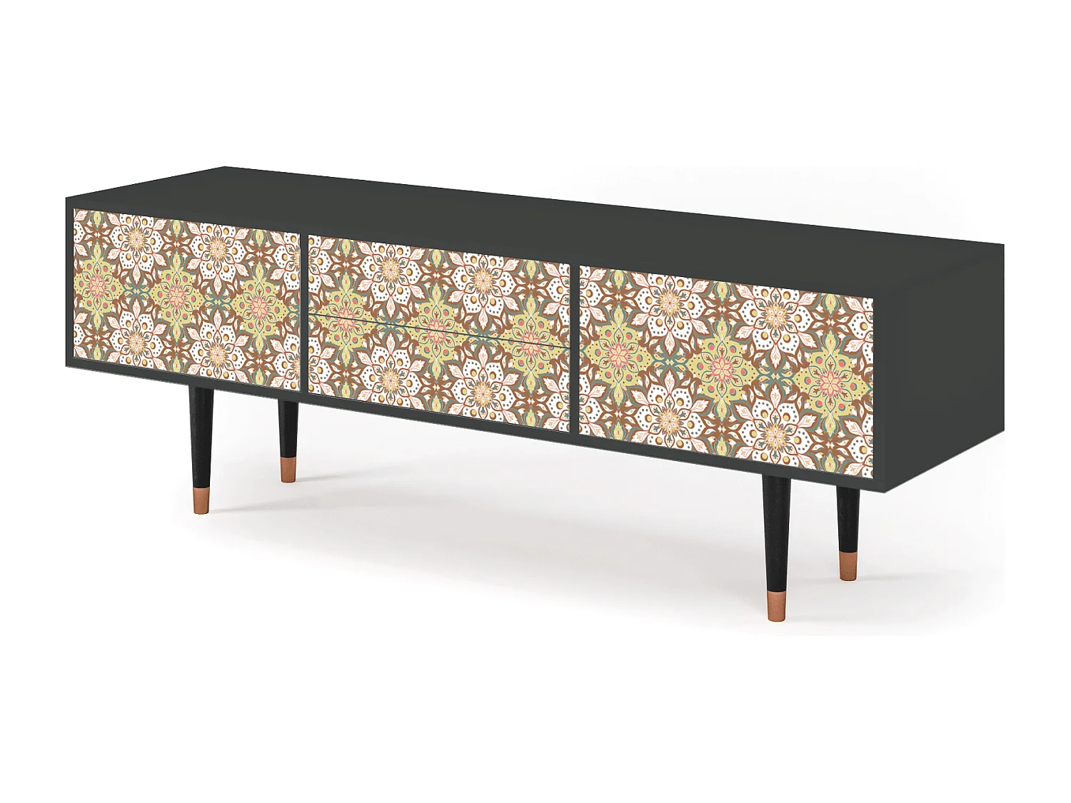 Meuble TV - 170х59х48 cm - T4 - Chinese Tea, Anthracite