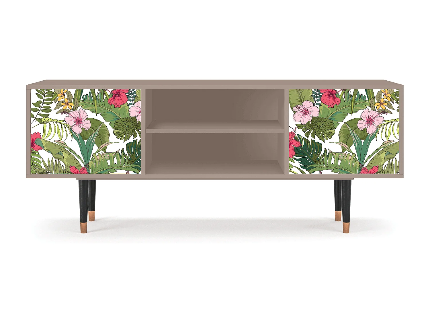 TV-meubel - 170х69х48 cm - T2 - Verdant Tropics, Latte