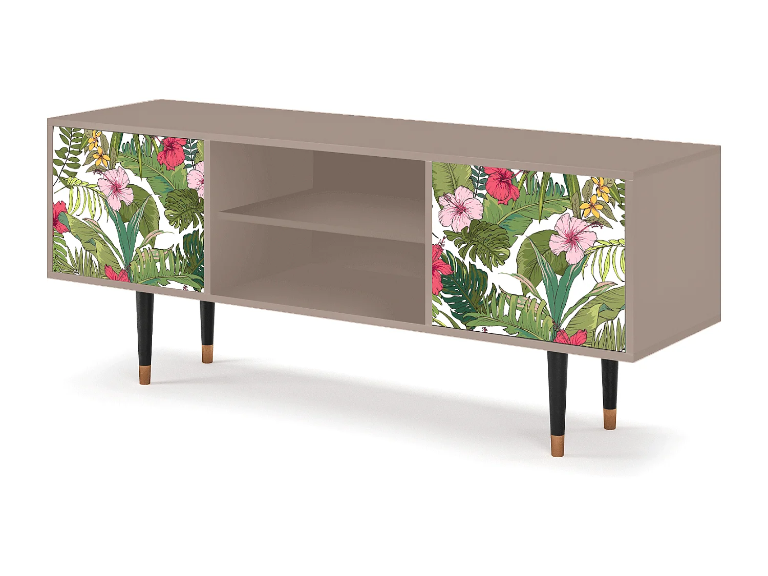 TV-meubel - 170х69х48 cm - T2 - Verdant Tropics, Latte