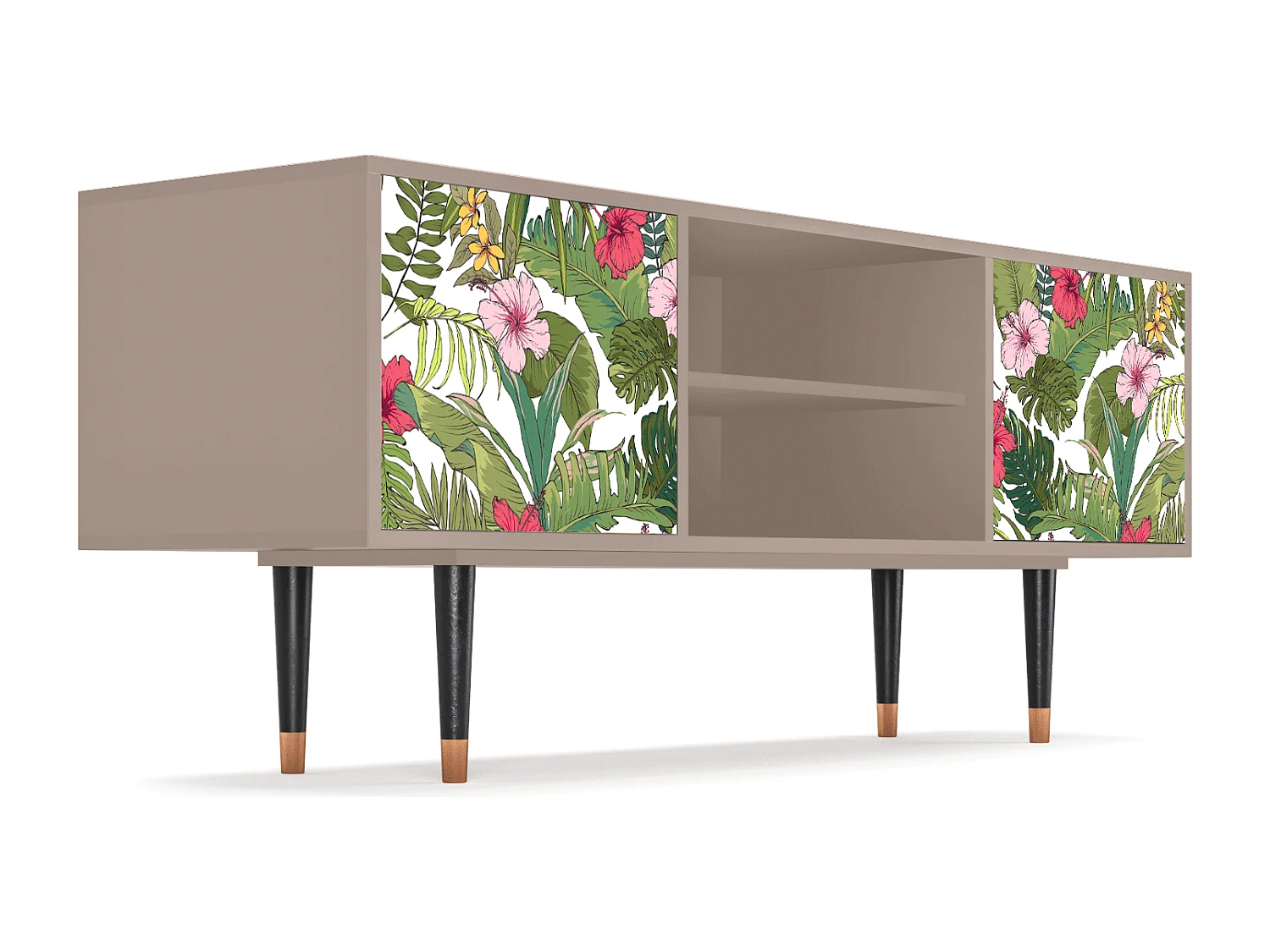 TV-meubel - 170х69х48 cm - T2 - Verdant Tropics, Latte