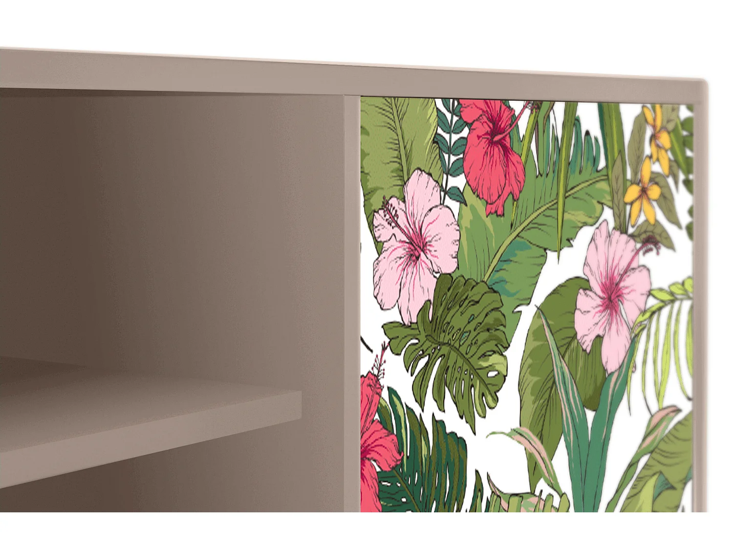 TV-meubel - 170х69х48 cm - T2 - Verdant Tropics, Latte