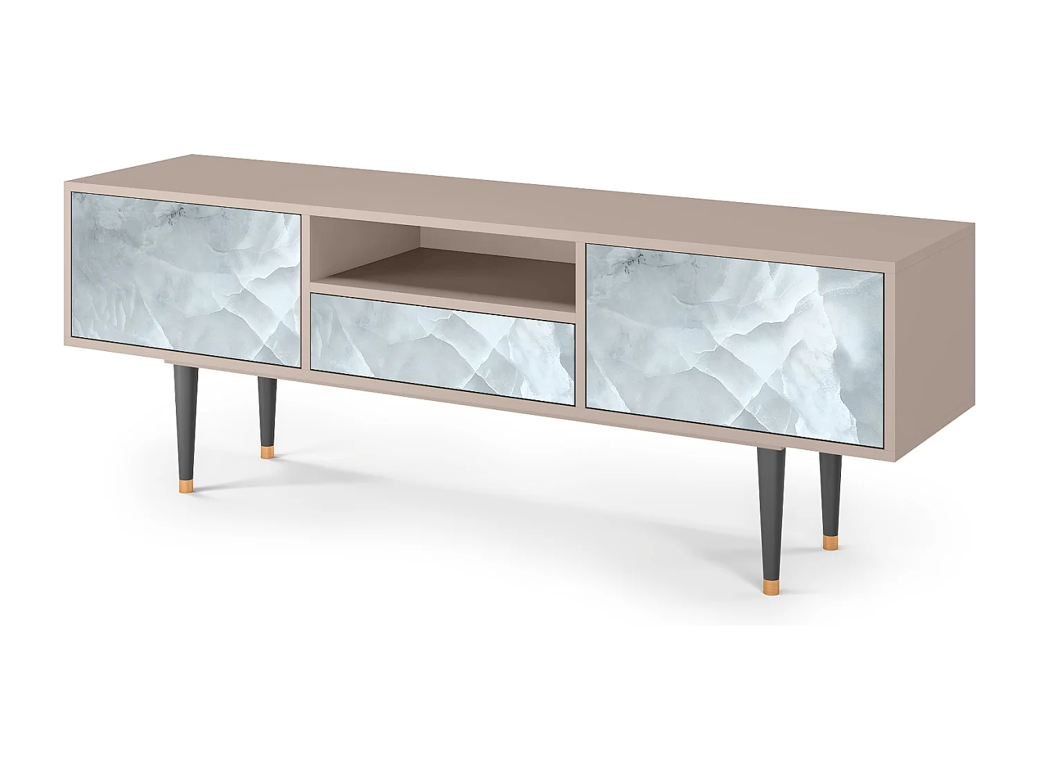 TV-meubel - 170х59х41 cm - T6 - The Onyx, Zand