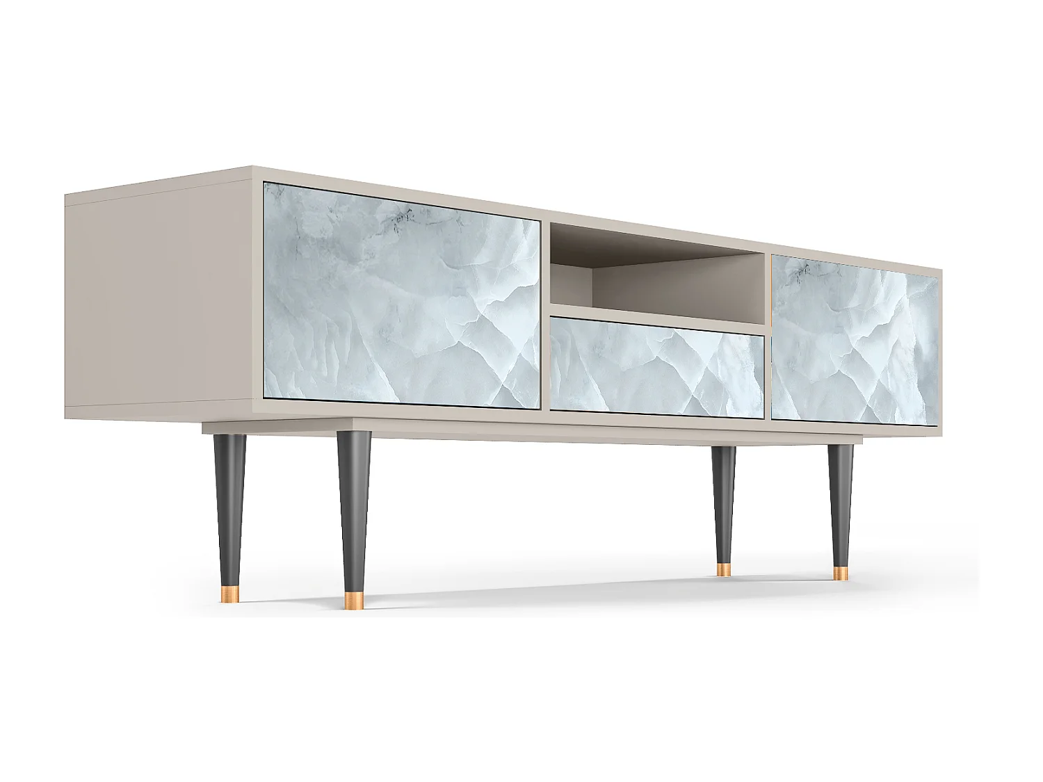 TV-meubel - 170х59х41 cm - T6 - The Onyx, Zand