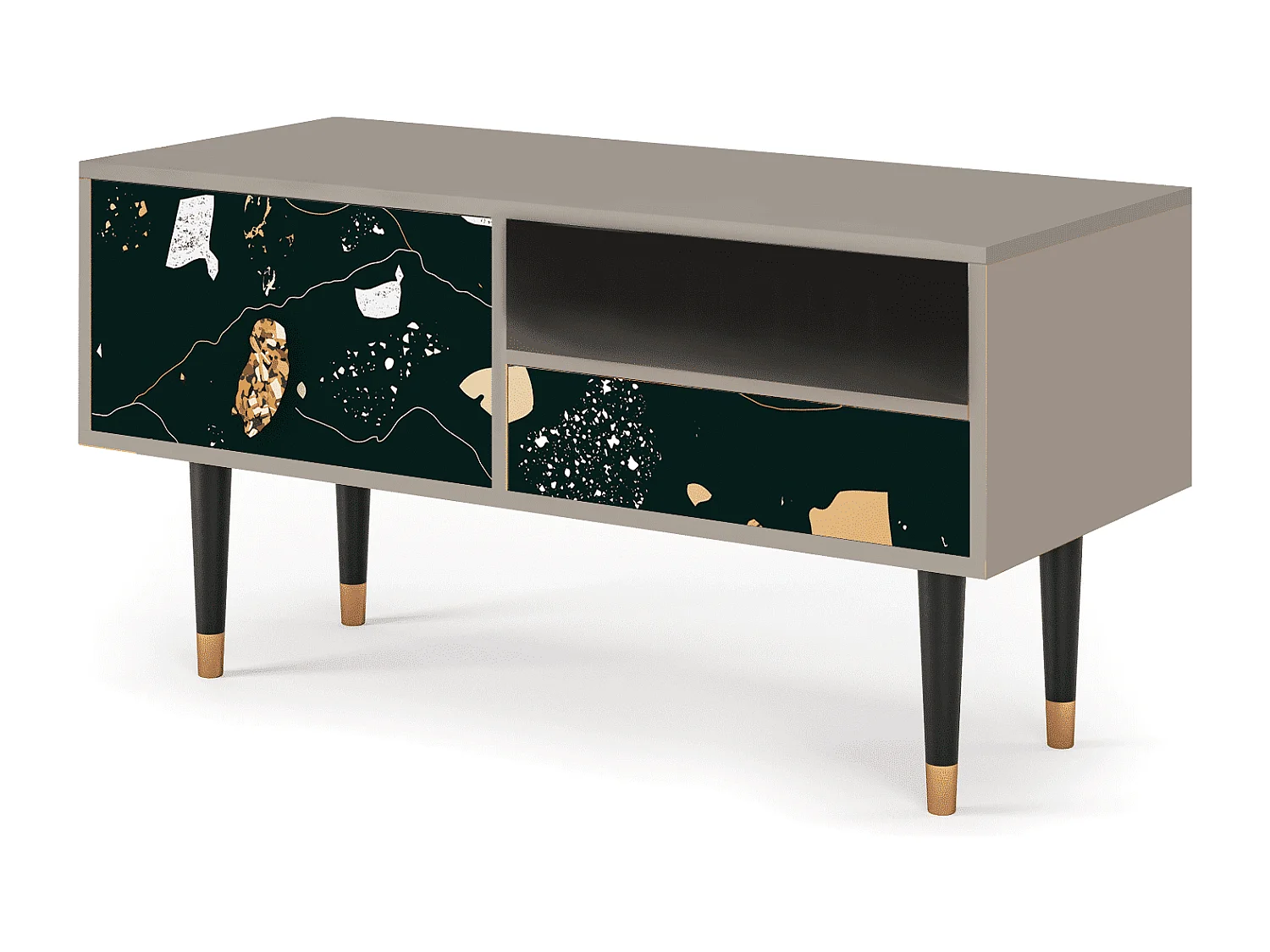 Meuble TV - 115х59х48 cm - T3 - Space Rocks, Sable