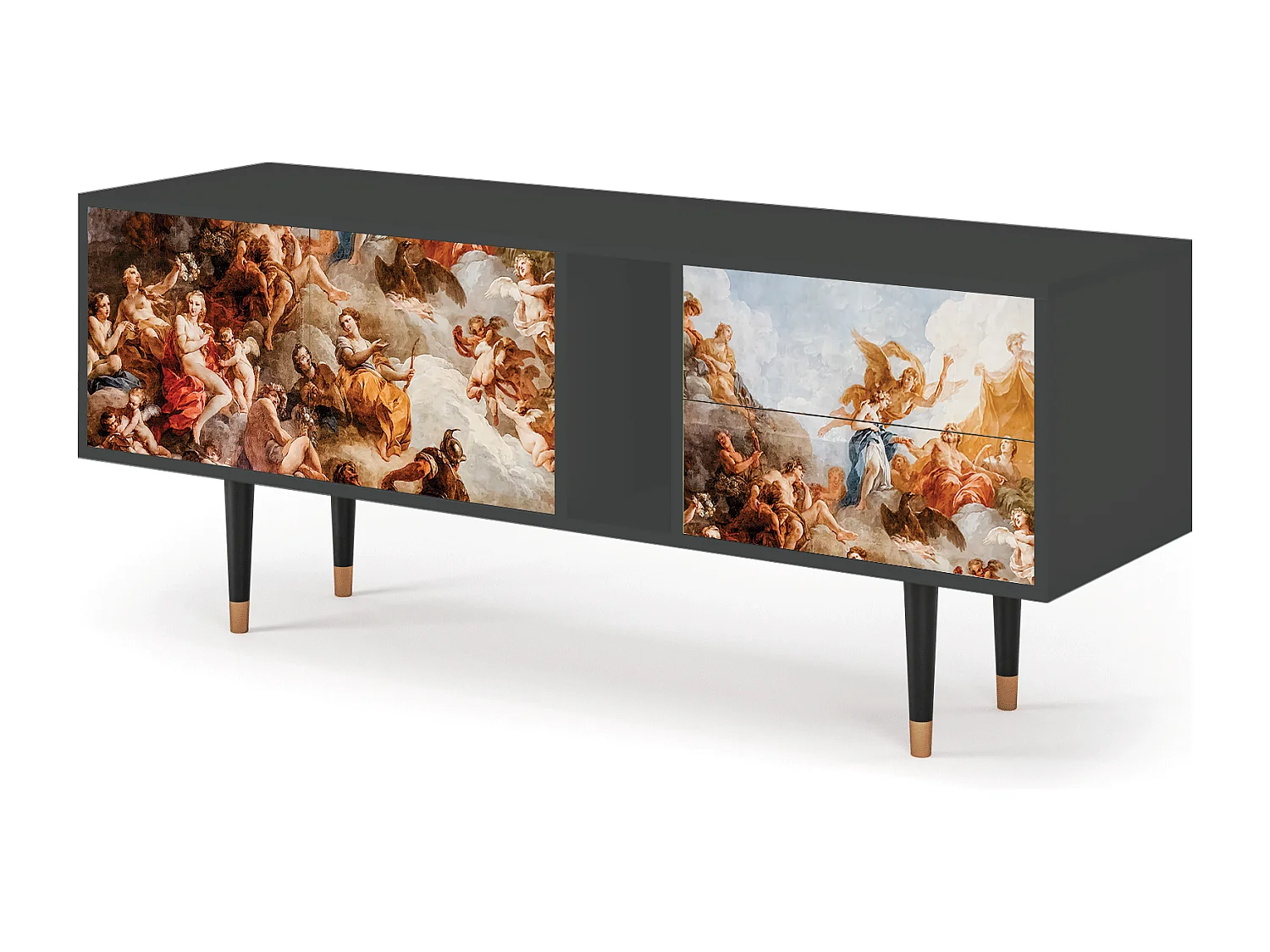 TV-Möbel - 170х69х48 cm - T1 - Versailles, Anthrazit