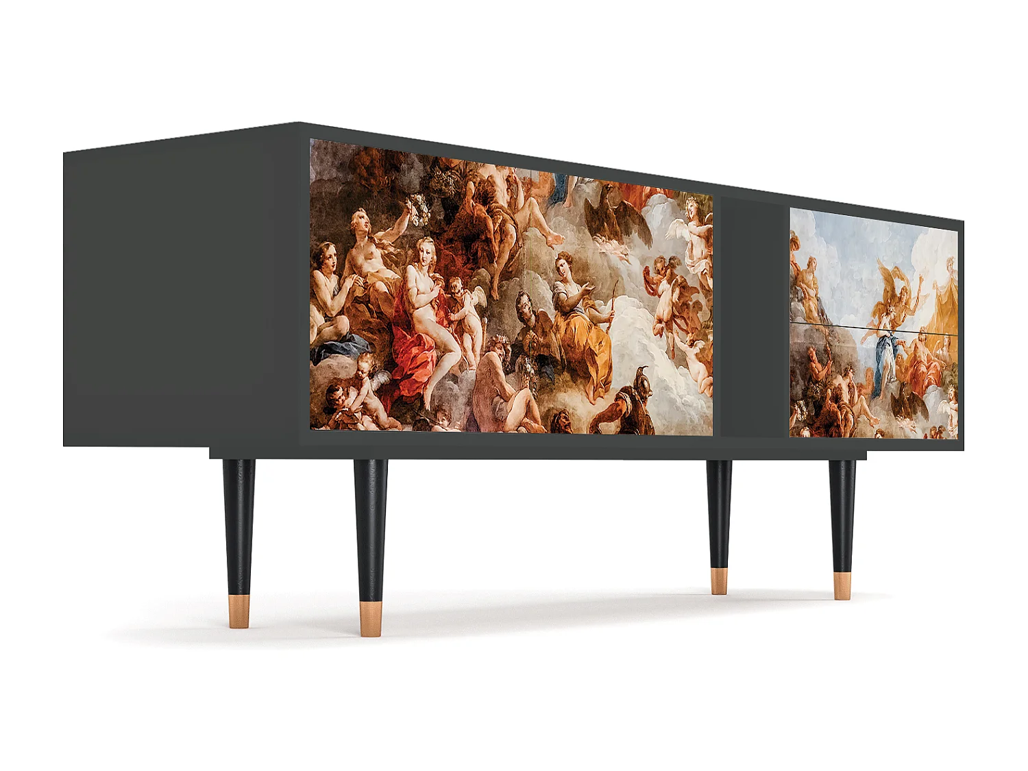 TV-Möbel - 170х69х48 cm - T1 - Versailles, Anthrazit