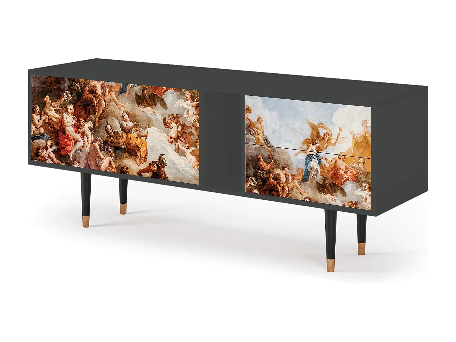 TV-Möbel - 170х69х48 cm - T1 - Versailles, Anthrazit
