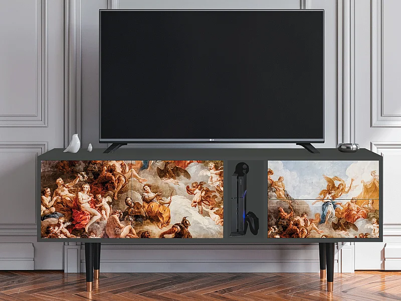 TV-Möbel - 170х69х48 cm - T1 - Versailles, Anthrazit