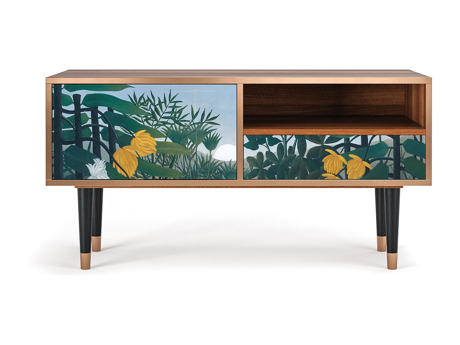 TV-Möbel - 115х59х48 cm - T3 - The Repast of the Lion, Walnuss