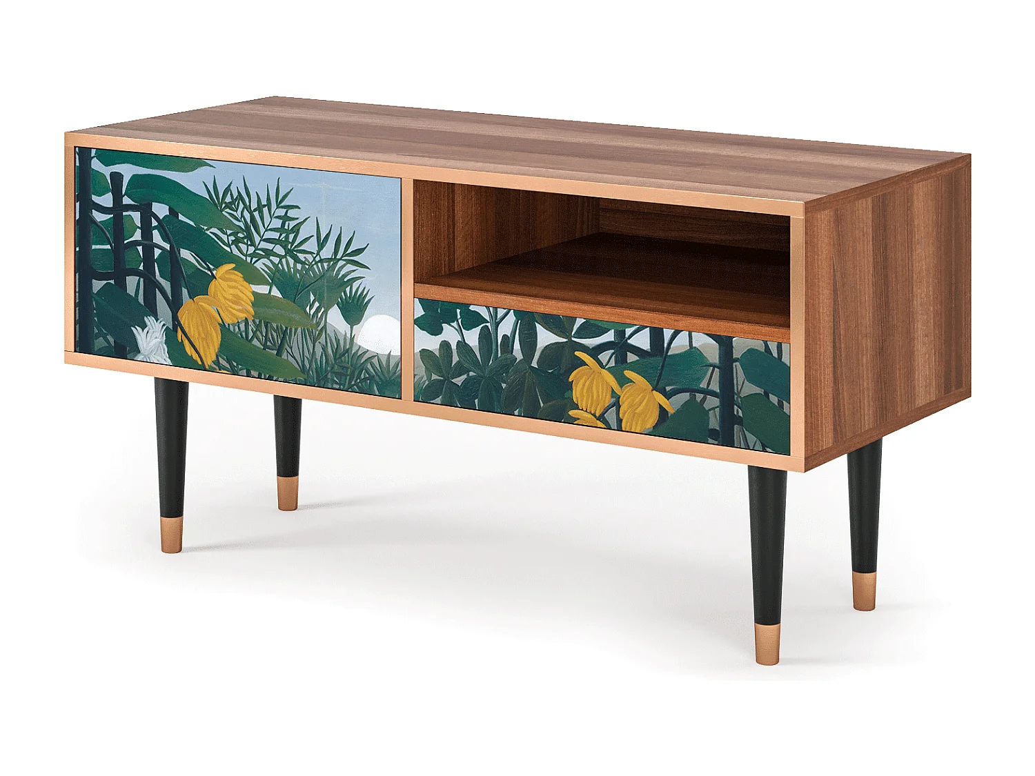 TV-Möbel - 115х59х48 cm - T3 - The Repast of the Lion, Walnuss