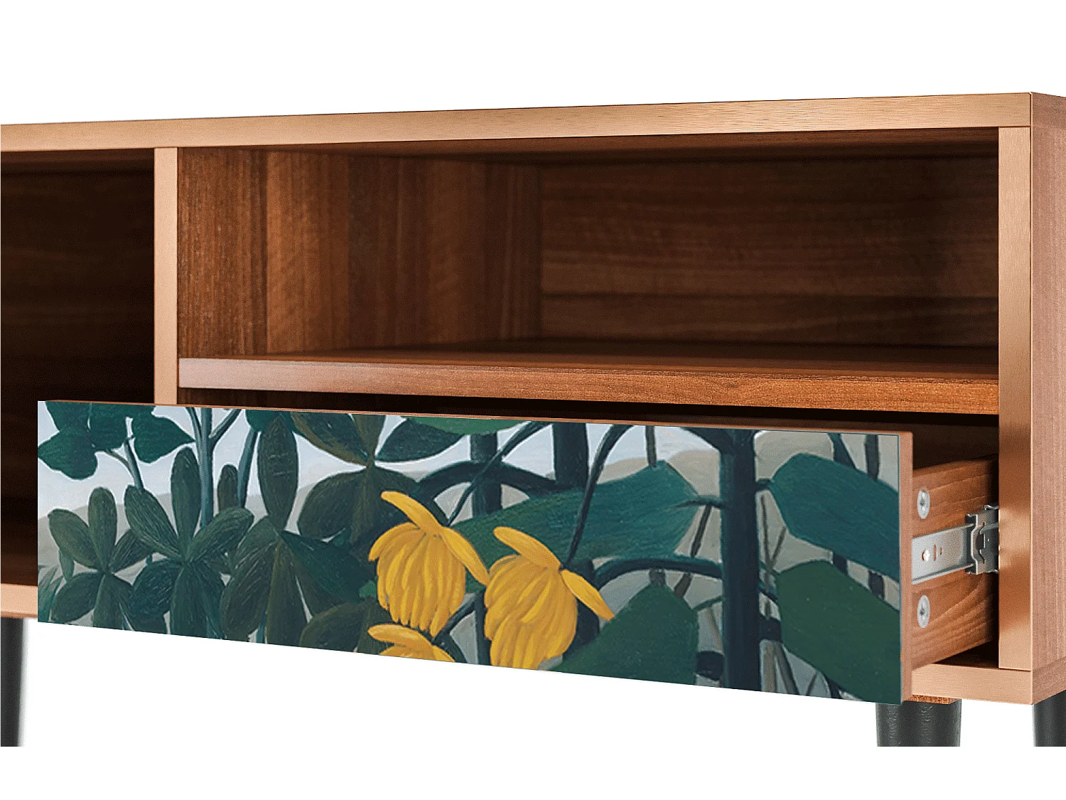 TV-Möbel - 115х59х48 cm - T3 - The Repast of the Lion, Walnuss