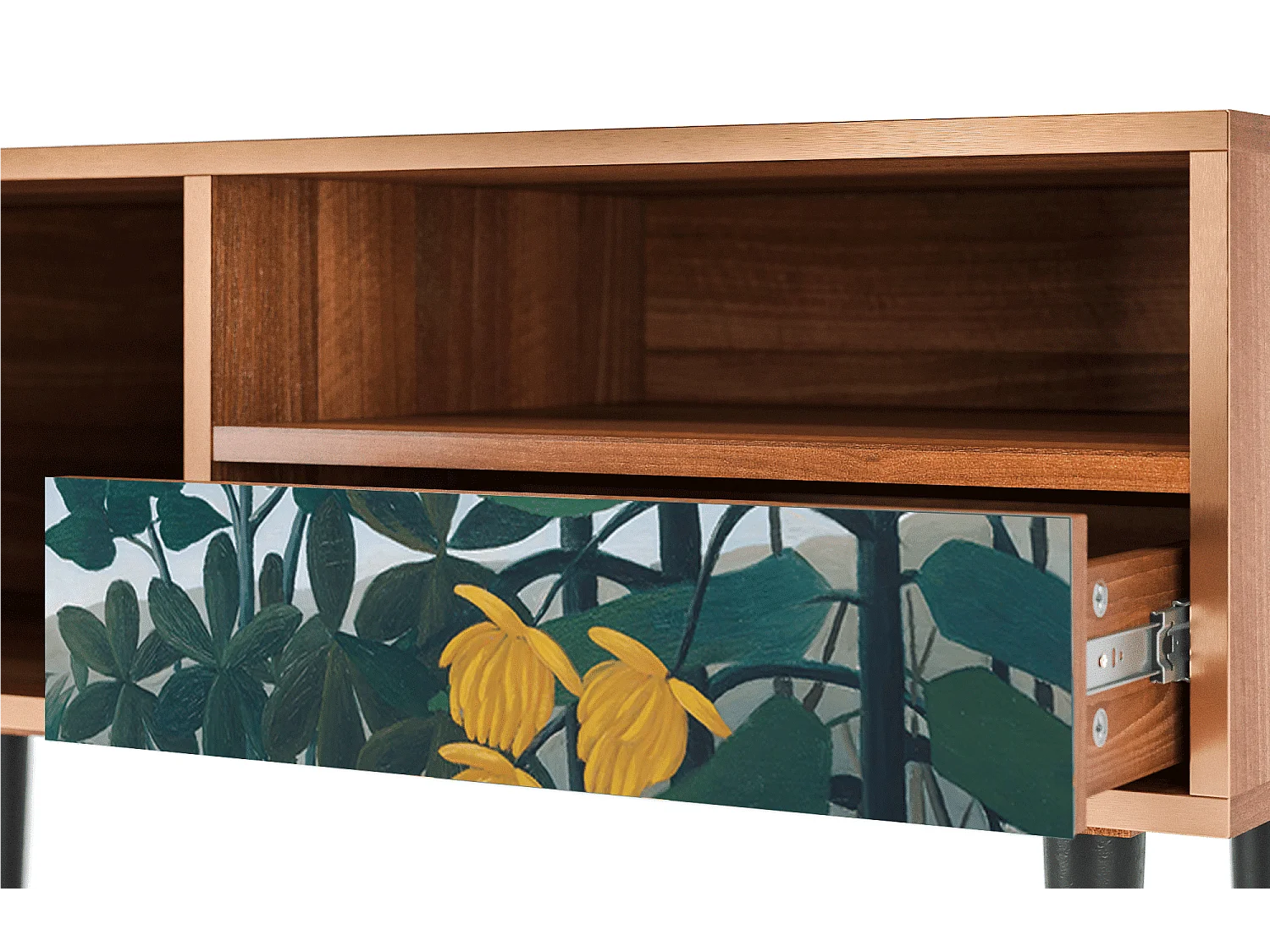 TV-meubel - 115х59х48 cm - T3 - The Repast of the Lion, Walnoot