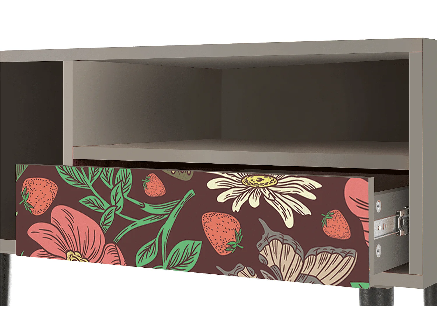 TV-meubel - 115х59х48 cm - T3 - Alice in Wonderland, Zand