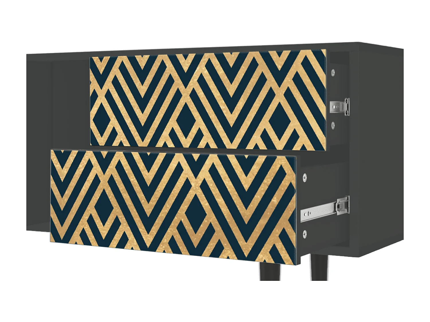 Mobile TV - 170х69х48 cm - T1 - Egypt Triangles, Antracite