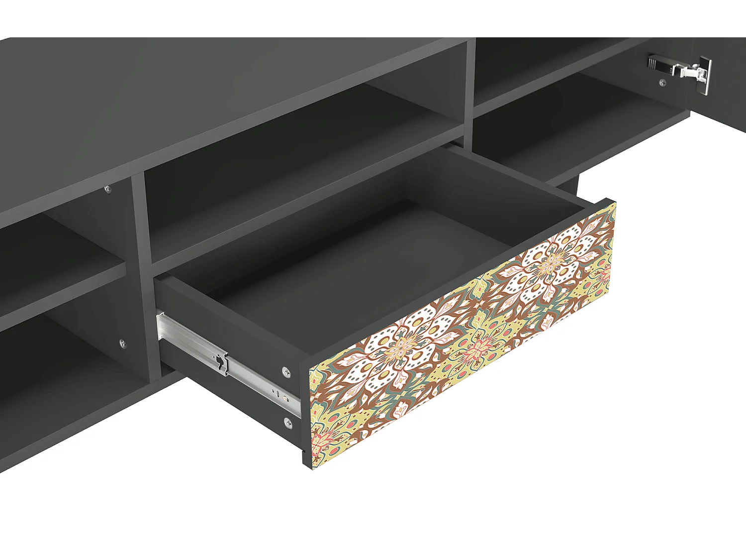 TV-meubel - 170х59х41 cm - T6 - Chinese Tea, Antraciet