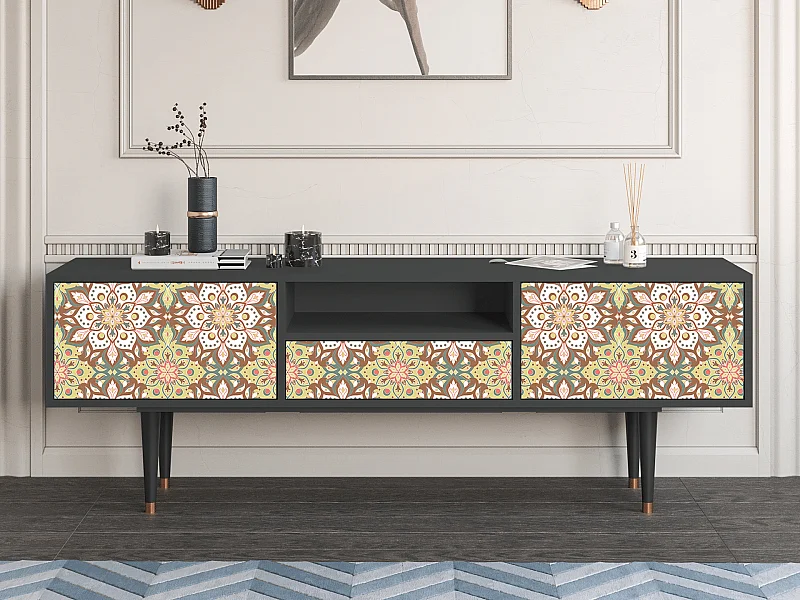 TV-meubel - 170х59х41 cm - T6 - Chinese Tea, Antraciet