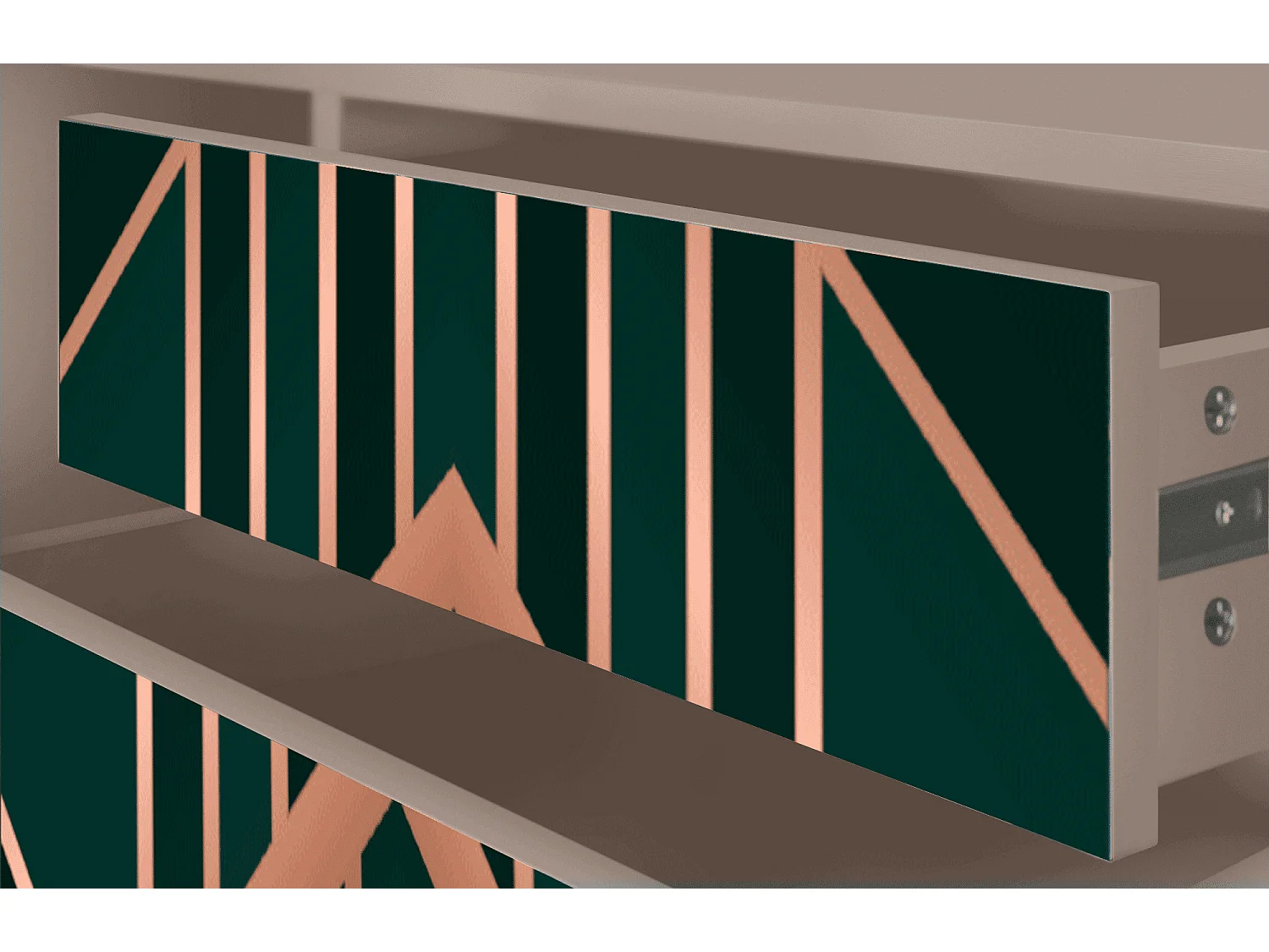 TV-meubel - 170х59х48 cm - T4 - Emerald Gatsby, Latte