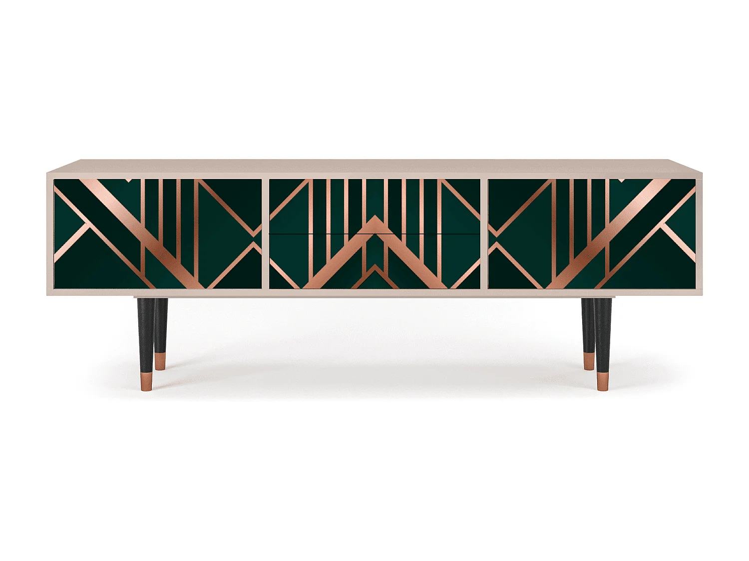 Meuble TV - 170х59х48 cm - T4 - Emerald Gatsby, Latte