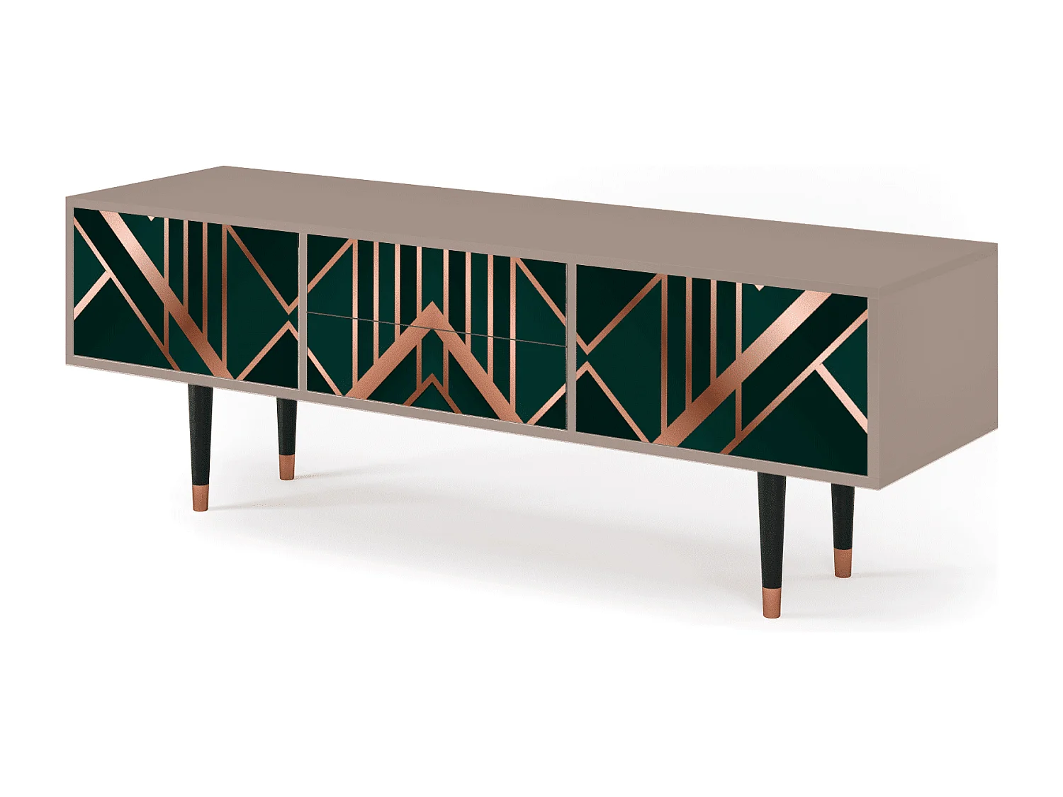 Meuble TV - 170х59х48 cm - T4 - Emerald Gatsby, Latte