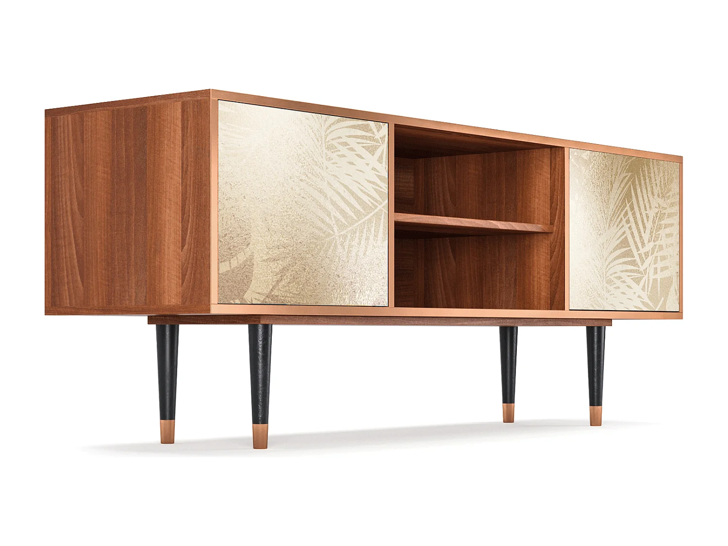 Mobile TV - 170х69х48 cm - T2 - Plant of the Dessert, Noce