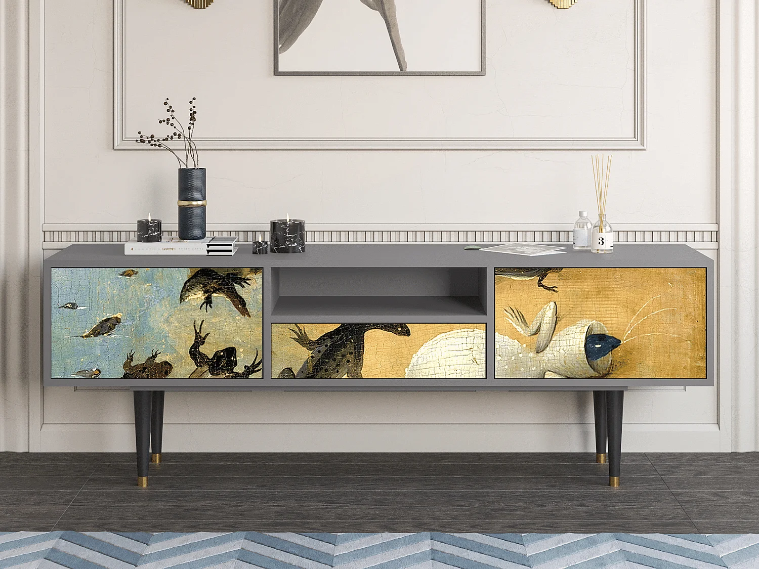 TV-Möbel - 170х59х41 cm - T6 - The Garden by Bosch, Grau