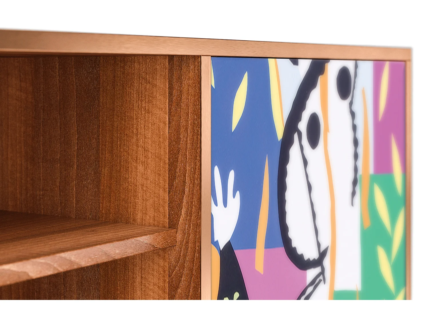 Szafka RTV - 170х69х48 cm - T2 - La Tristesse du Roi, Orzech