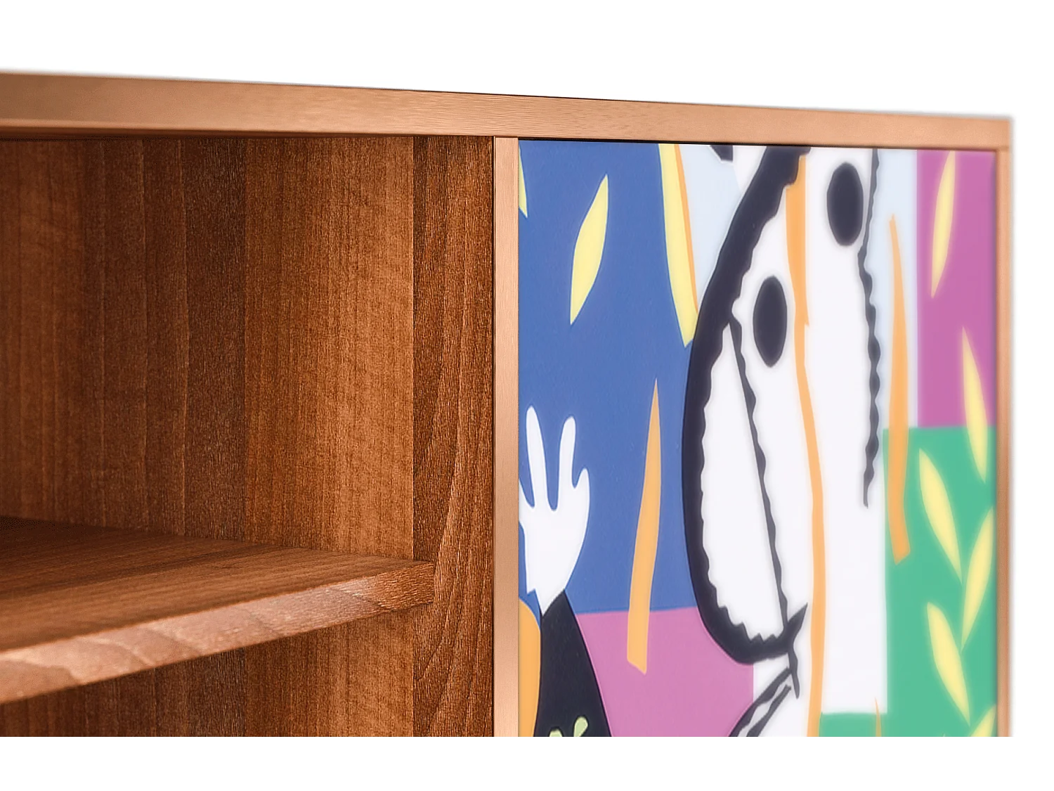 Szafka RTV - 170х69х48 cm - T2 - La Tristesse du Roi, Orzech