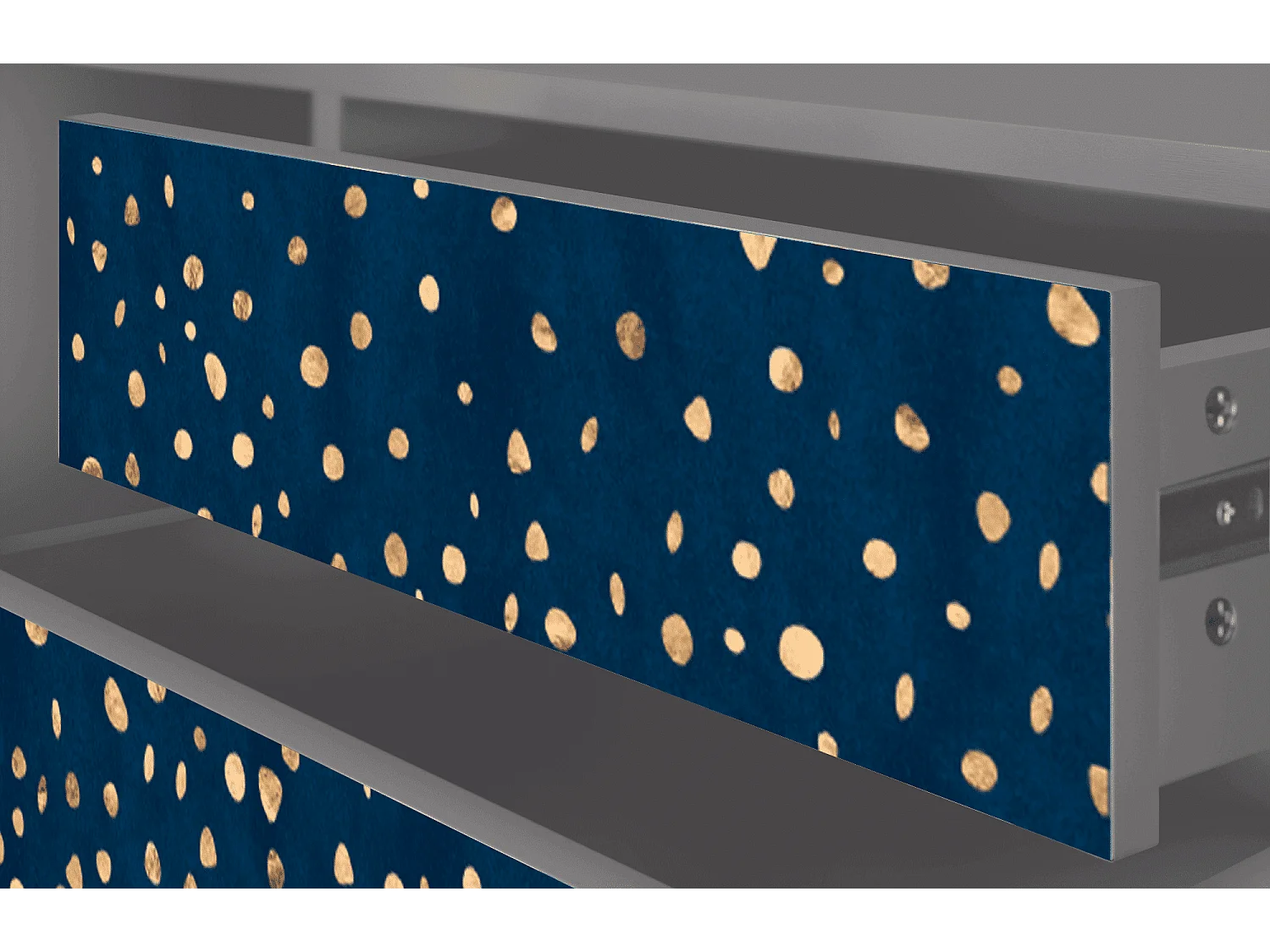 Mueble de TV - 170х59х48 cm - T4 - Night Skies, Gris