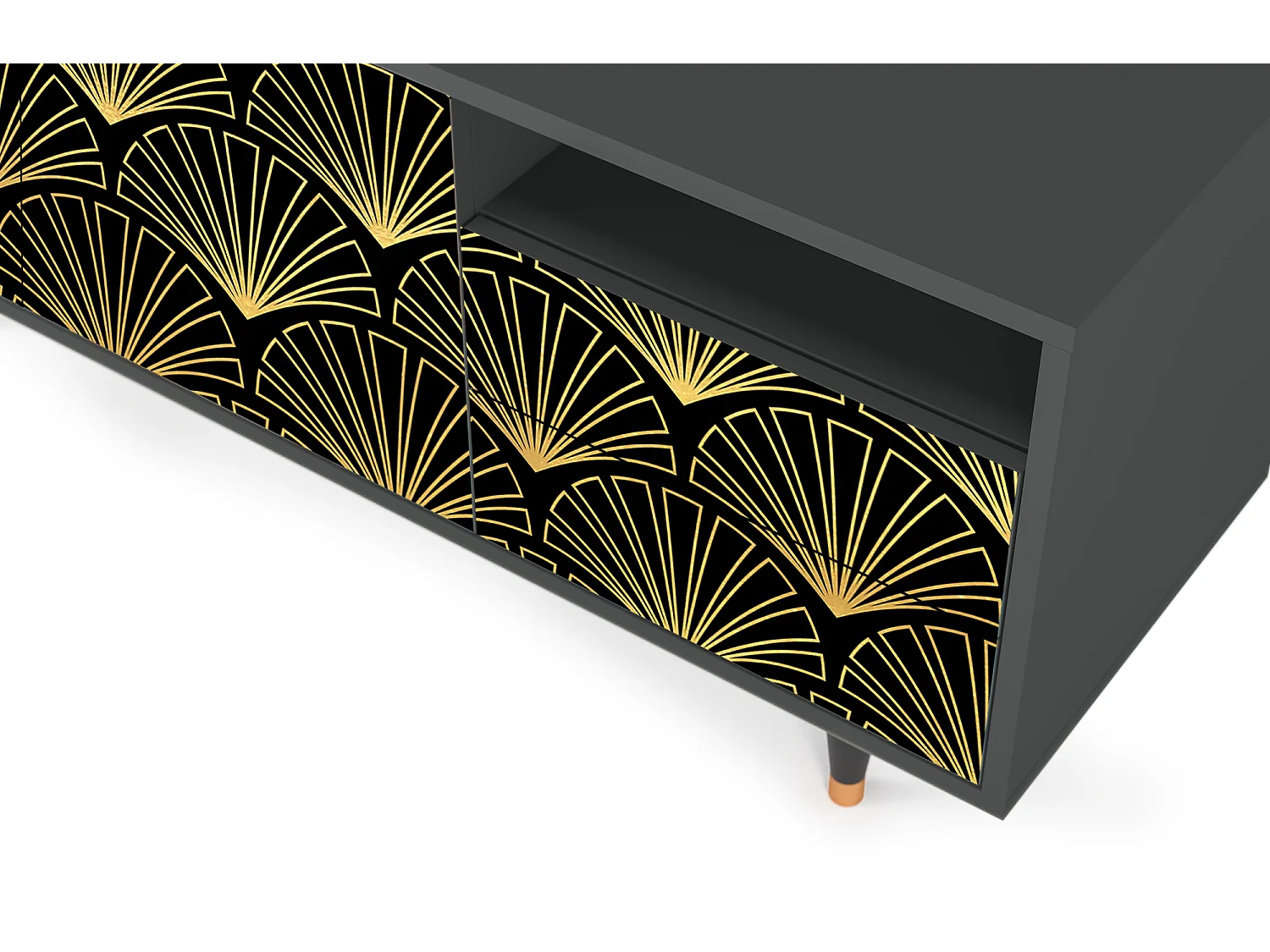 Mobile TV - 125х56х41 cm - T7 - Bird of Juno, Antracite