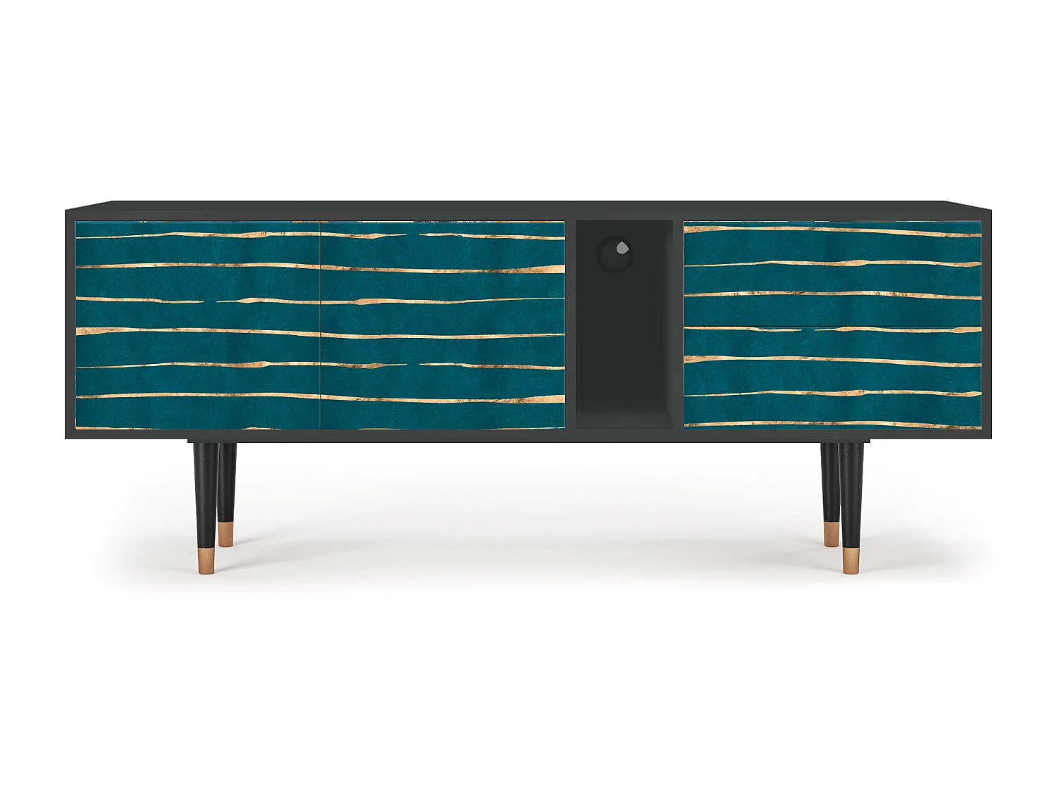 TV-meubel - 170х69х48 cm - T1 - Ocean Drive, Antraciet