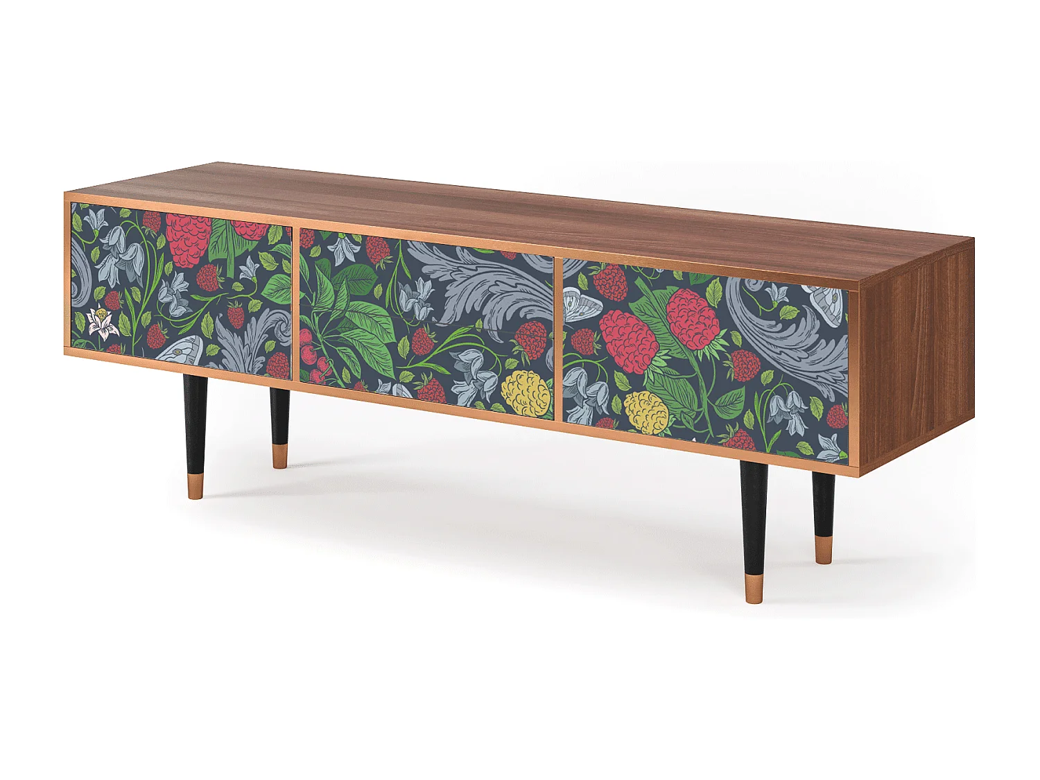 TV-meubel - 170х59х48 cm - T4 - Summer Berries, Walnoot