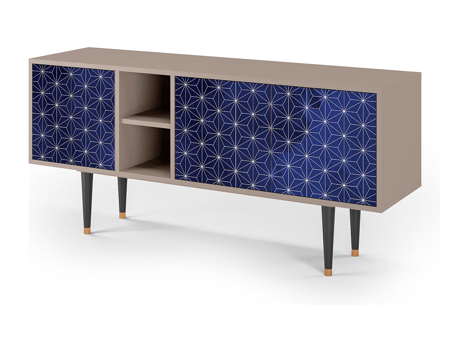 Mueble de TV - 150х69х41 cm - T5 - Milky Way, Latte