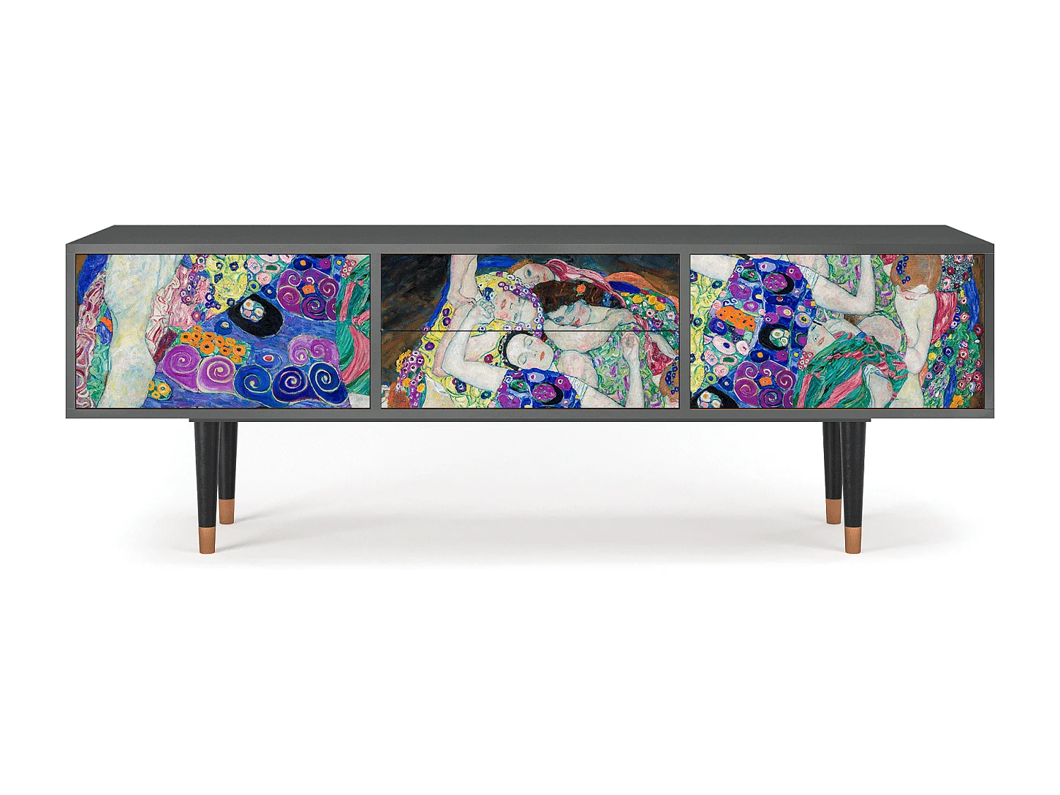 Mueble de TV - 170х59х48 cm - T4 - The Maiden by Klimt, Antracite