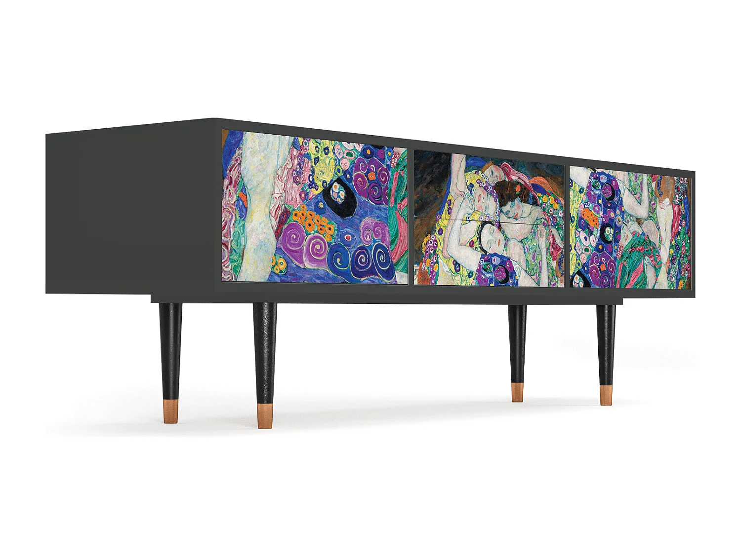 Mueble de TV - 170х59х48 cm - T4 - The Maiden by Klimt, Antracite