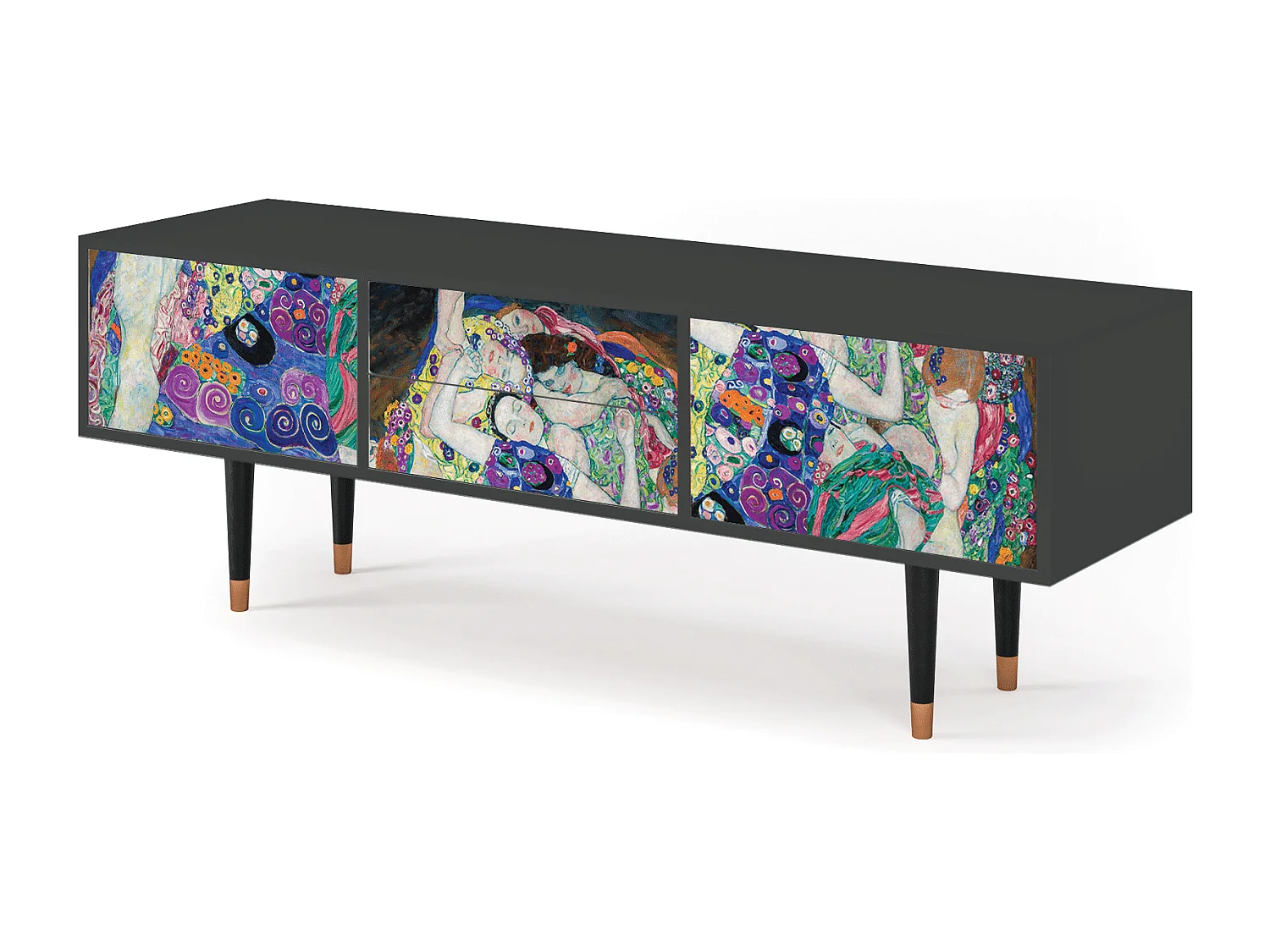 Meuble TV - 170х59х48 cm - T4 - The Maiden by Klimt, Anthracite