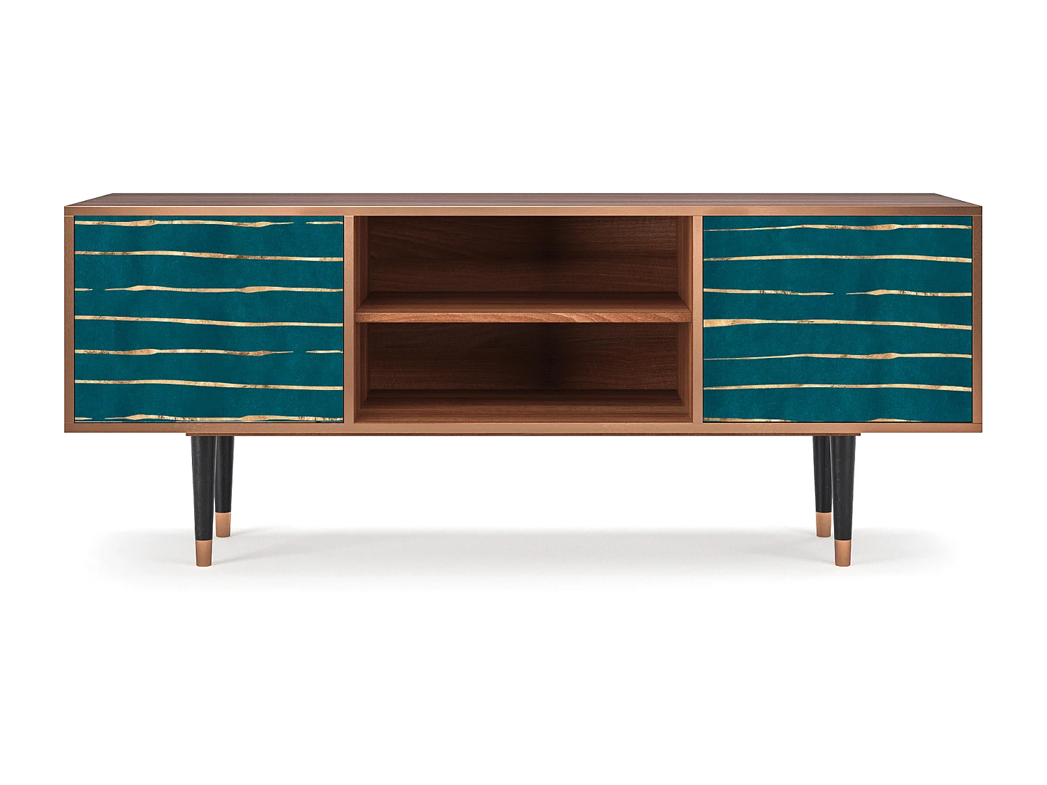 Mueble de TV - 170х69х48 cm - T2 - Ocean Drive, Nogueira