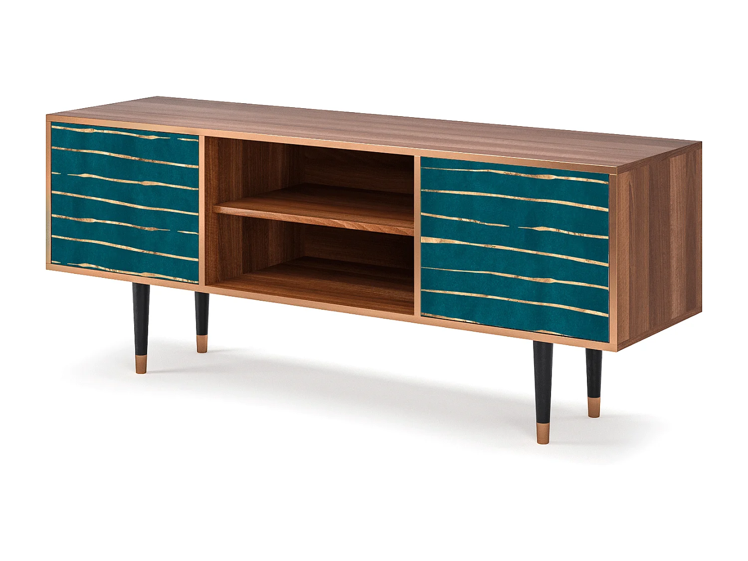 Mueble de TV - 170х69х48 cm - T2 - Ocean Drive, Nogueira