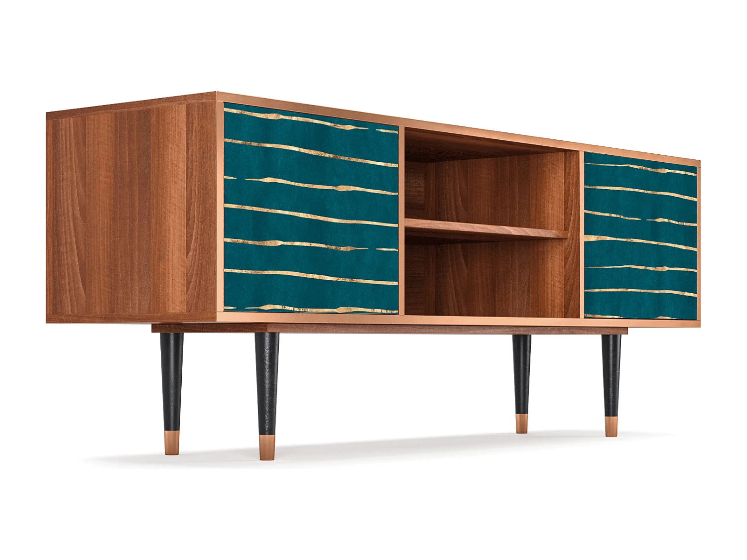 Mueble de TV - 170х69х48 cm - T2 - Ocean Drive, Nogueira