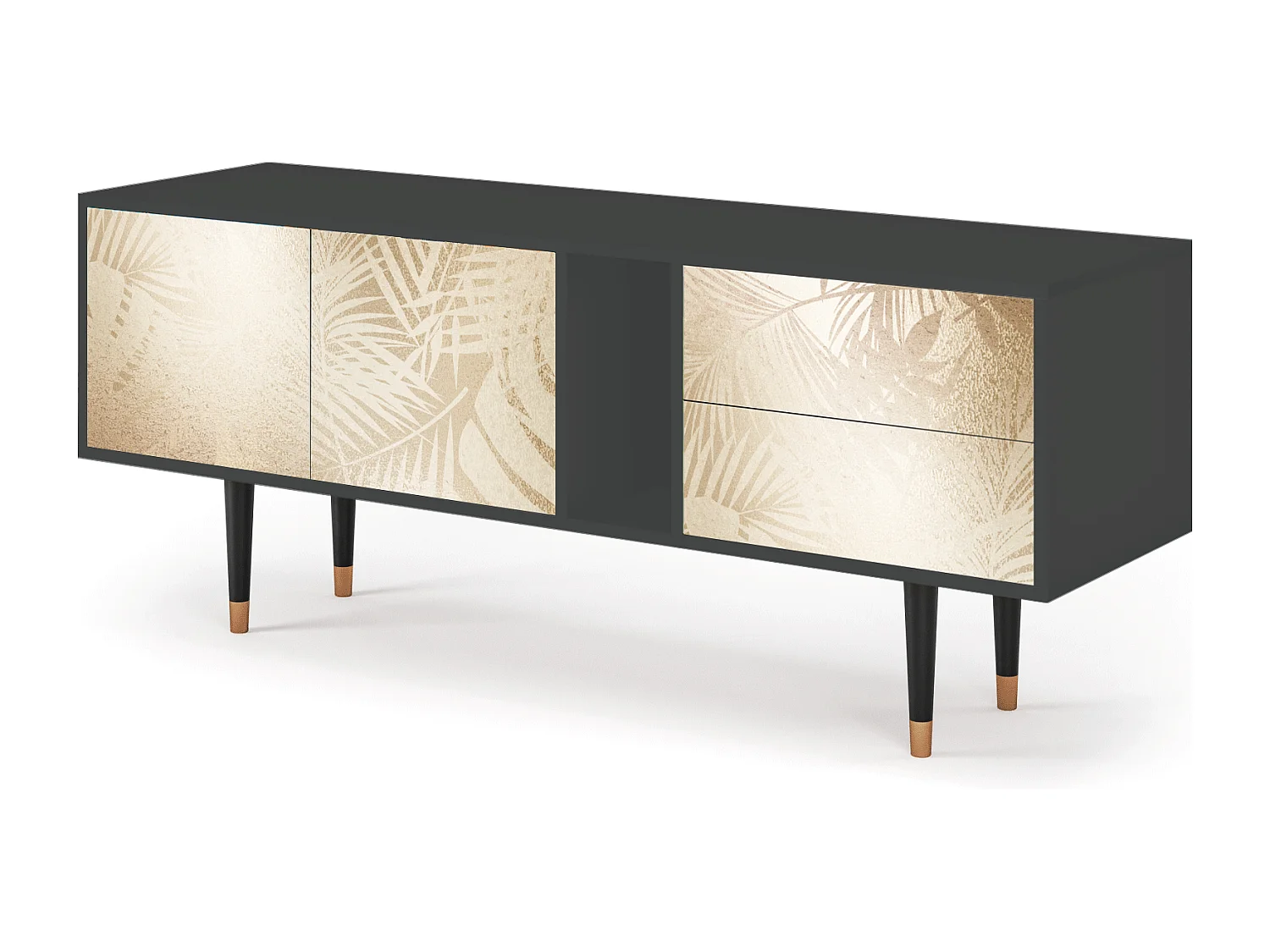 Meuble TV - 170х69х48 cm - T1 - Plant of the Dessert, Anthracite