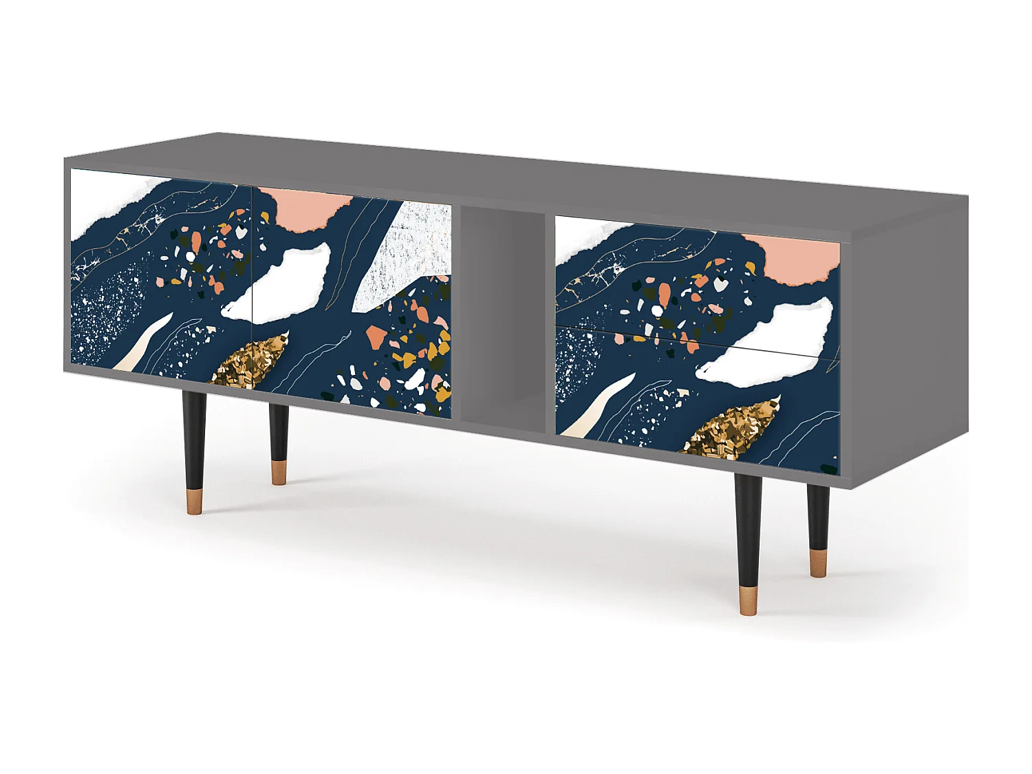 TV-Möbel - 170х69х48 cm - T1 - Nude Iceberg, Grau