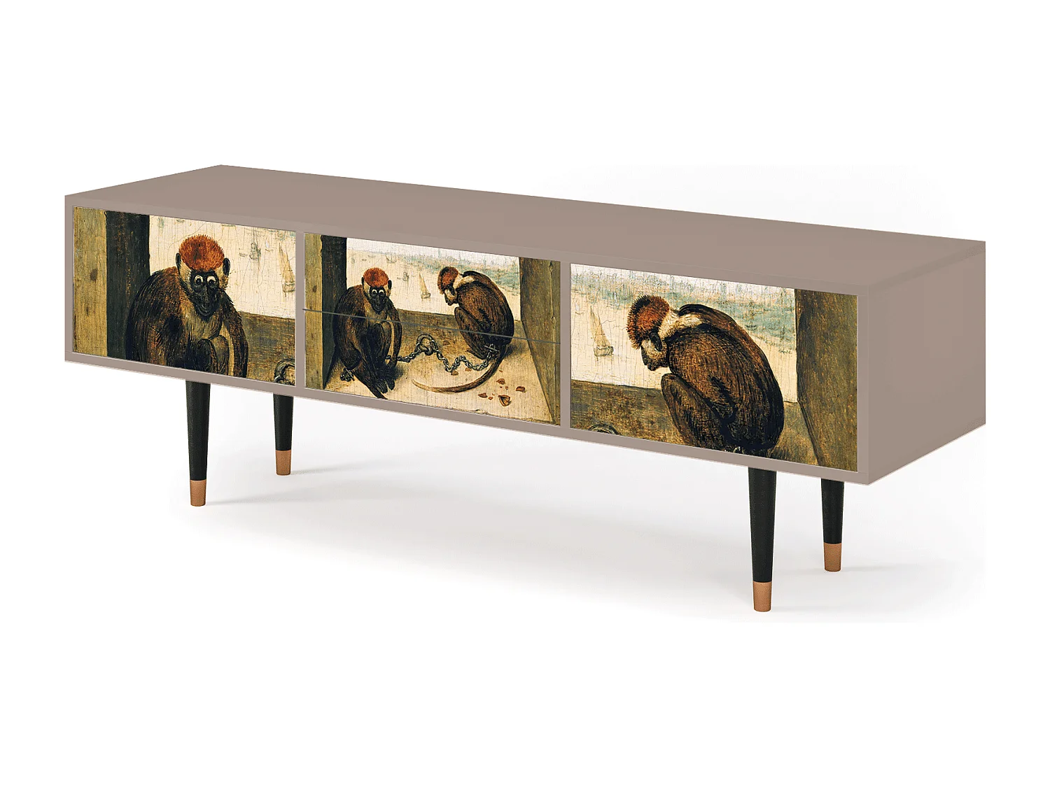 Meuble TV - 170х59х48 cm - T4 - Two Monkeys, Latte