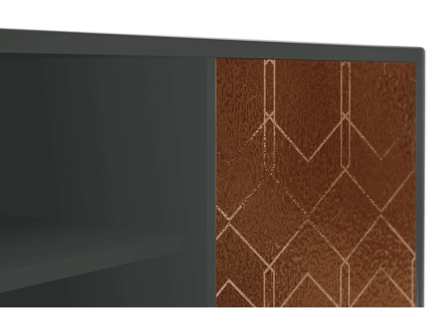 Mueble de TV - 170х69х48 cm - T2 - Chocolate Bar, Antracite