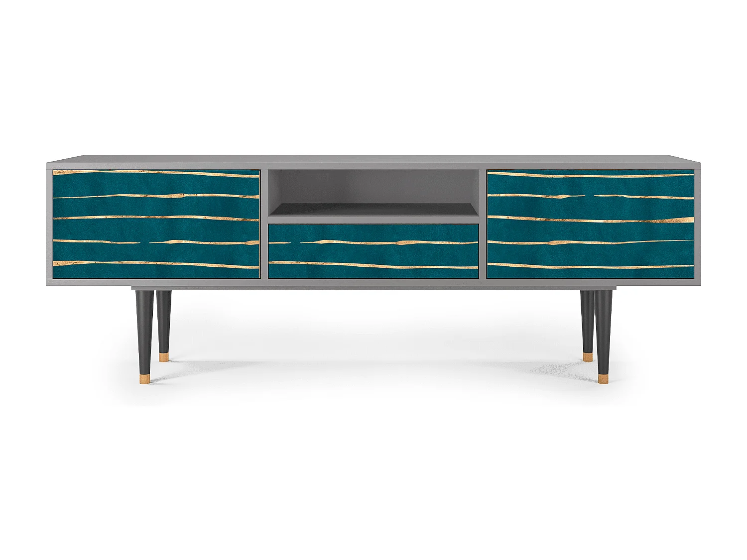 Meuble TV - 170х59х41 cm - T6 - Ocean Drive, Gris