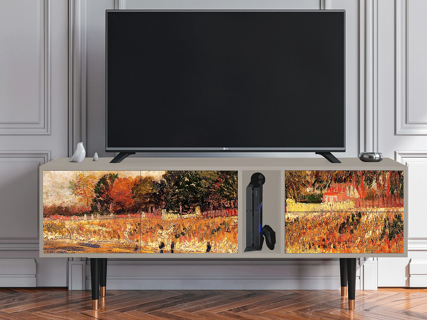 TV-meubel - 170х69х48 cm - T1 - The Banks, Zand