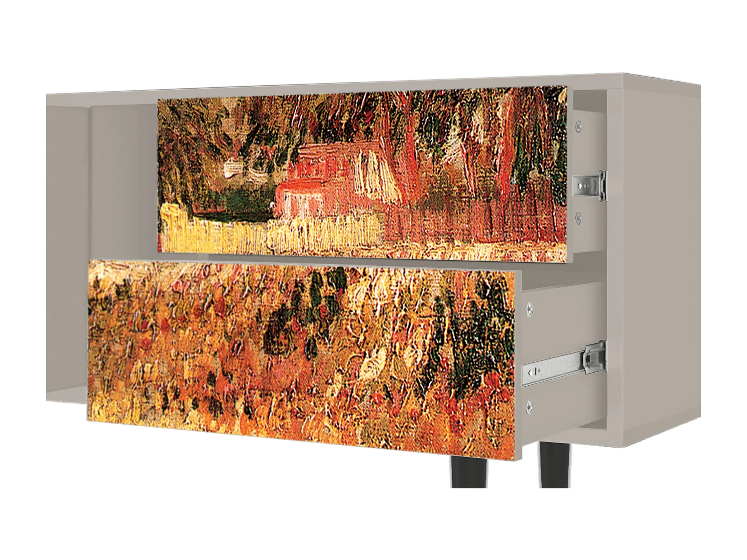 TV-meubel - 170х69х48 cm - T1 - The Banks, Zand