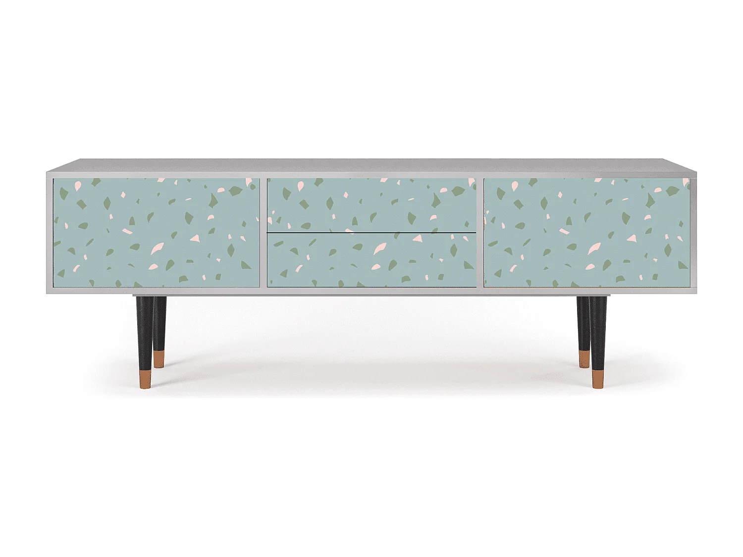 Mueble de TV - 170х59х48 cm - T4 - Blue Drops, Gris