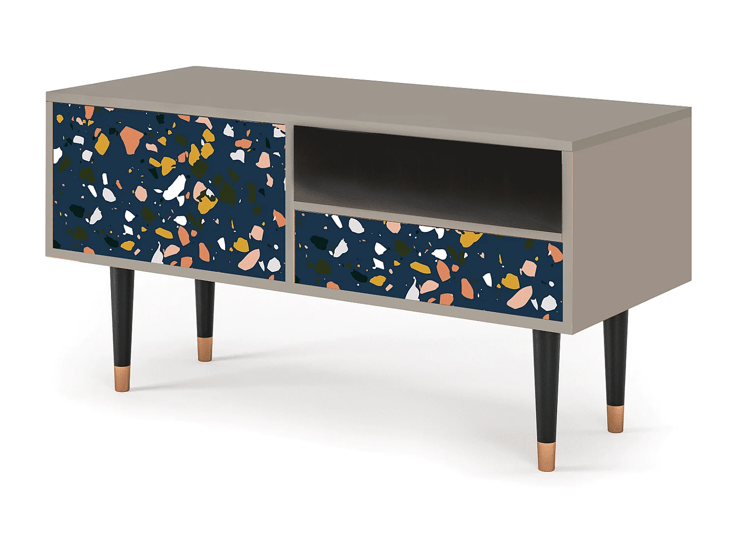 Meuble TV - 115х59х48 cm - T3 - Night Sky Langhterns, Sable