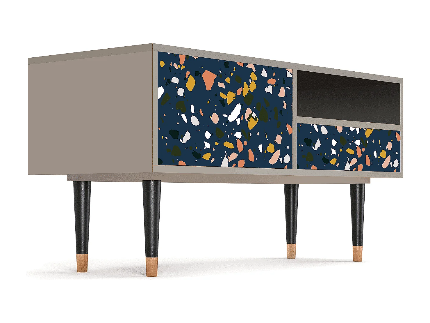 Meuble TV - 115х59х48 cm - T3 - Night Sky Langhterns, Sable