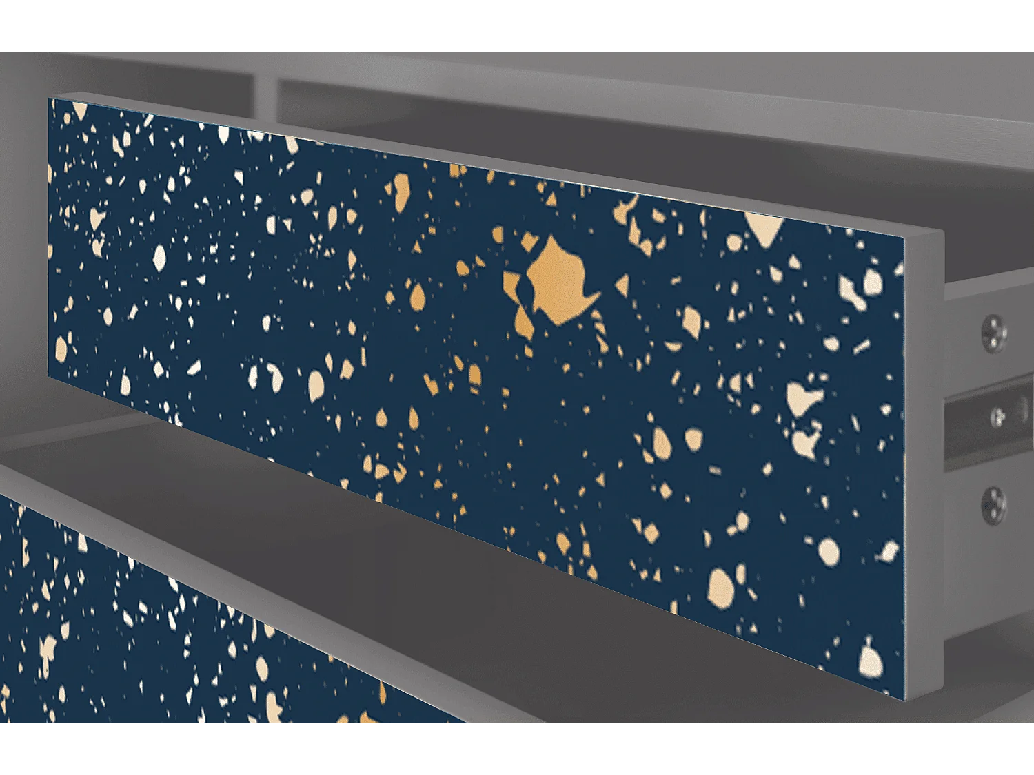 Mobile TV - 170х59х48 cm - T4 - Starfall, Grigio