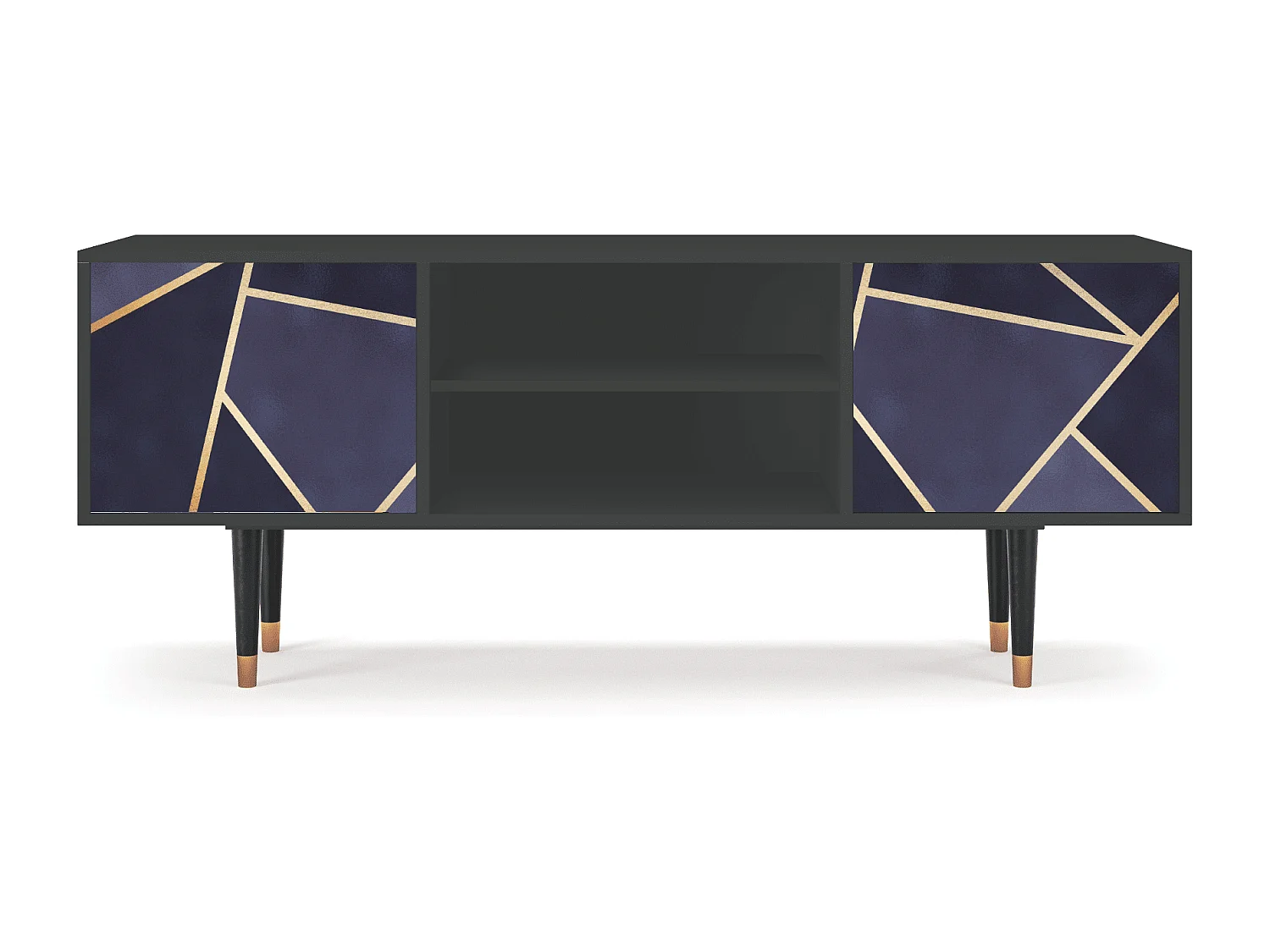 Mobile TV - 170х69х48 cm - T2 - The Amethyst, Antracite